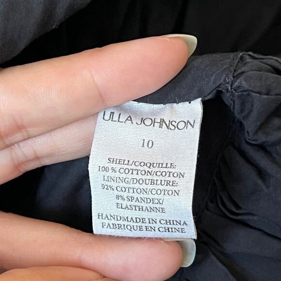 Ulla Johnson Kaia Dress in Black Size 10 - Picture 6 of 7